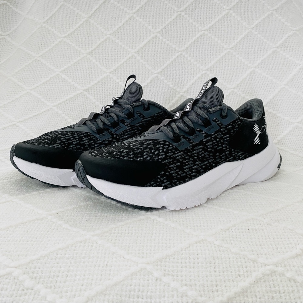 NWT Under Armour Boy's Grade School Scramjet 5 Running Shoe | Black | 6 Big Kid - Picture 5 of 14